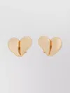 Bottega Veneta Double Heart Stud Earrings