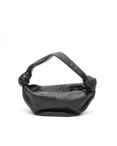 Bottega Veneta Double Knot Bag In Black
