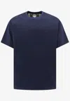 Bottega Veneta Double-layer Crewneck T-shirt In Blue