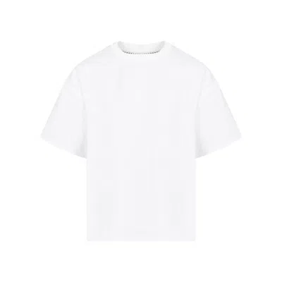 Bottega Veneta Double Layer Striped White Cotton T-shirt