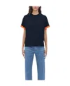 Bottega Veneta Double Plain T-shirt In Black
