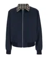 Bottega Veneta Reversible Compact Cotton Twill Jacket In Black