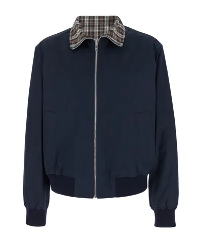 BOTTEGA VENETA BOTTEGA VENETA REVERSIBLE CHECKED BLOUSON