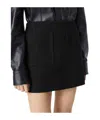 Bottega Veneta Front-pockets Mini Pencil Skirt In Black