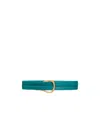 Bottega Veneta Double-strap Belt In Green