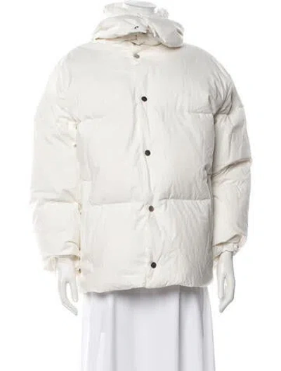 Pre-owned Bottega Veneta Down Down Coat In Neutrals