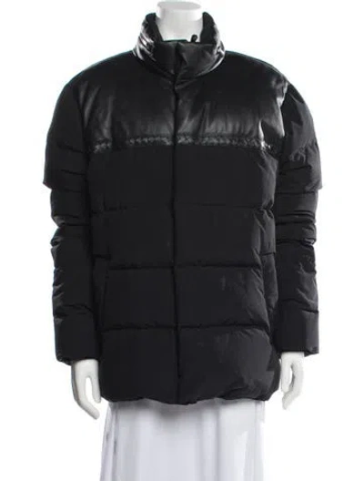 Pre-owned Bottega Veneta Down Jacket In Black
