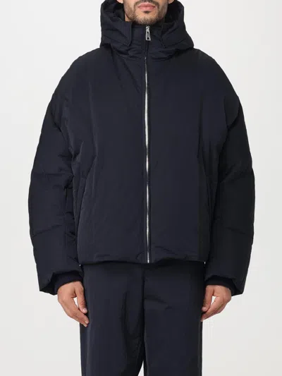 Bottega Veneta Down Jacket Padded In Technical Nylon In Blue