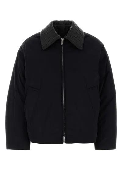 BOTTEGA VENETA BOTTEGA VENETA DOWN JACKET WITH INTRECCIATO COLLAR