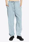 Bottega Veneta Blue Light Bleached Elasticized Jeans In Blue