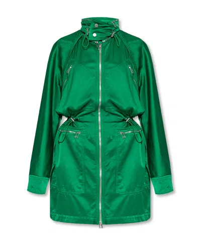 BOTTEGA VENETA DRAWSTRING MINI DRESS