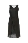 Bottega Veneta Two-tone Cotton Blend Dress