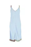 Bottega Veneta Women Light Blue Viscose Blend Dress In Blue