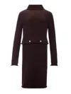 Bottega Veneta Elegant Viscose Brown Suit For Sophisticated Style