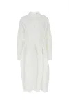 Bottega Veneta Linen And Viscose Blend Dress In 9071