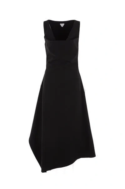Bottega Veneta Cotton Dress In Black