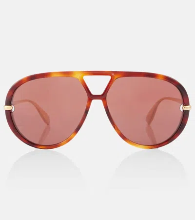 Bottega Veneta Aviator-sonnenbrille Drop In Braun