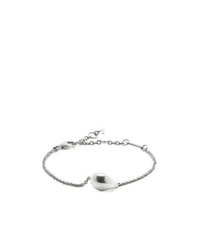 Bottega Veneta Drop Bracelet In Metallic