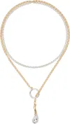 Bottega Veneta Drop Chain Necklace