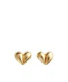 Bottega Veneta Heart Earrings