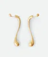Bottega Veneta Drop Earrings In Gold