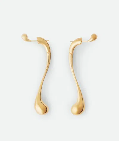 Bottega Veneta Drop Earrings In Gold