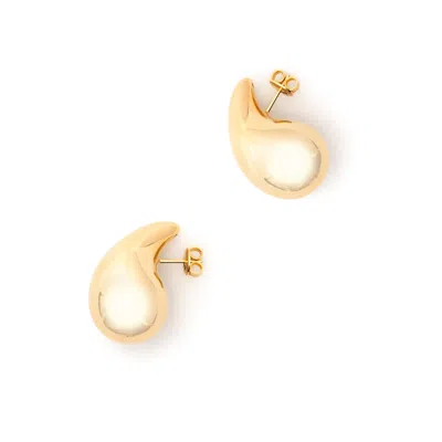 Bottega Veneta Sardine Earrings In Gold