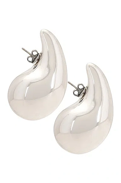 Bottega Veneta Drop Earrings In Silver
