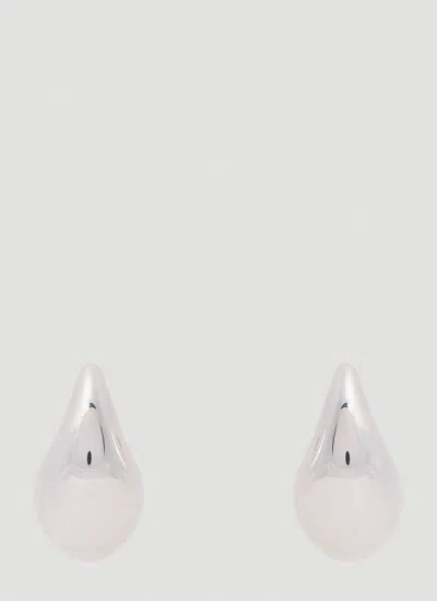 Bottega Veneta Drop Earrings In Silver