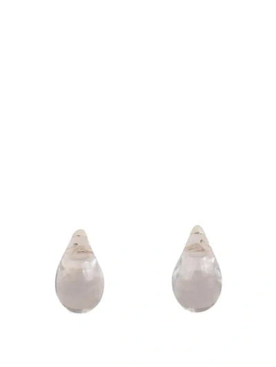 Bottega Veneta Drop Earrings In Transparent