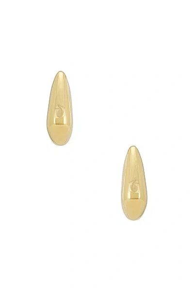 Bottega Veneta Drop Earrings In Yellow Gold