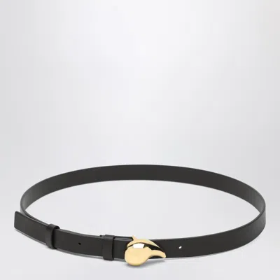 Bottega Veneta Drop Fondente Belt In Brown