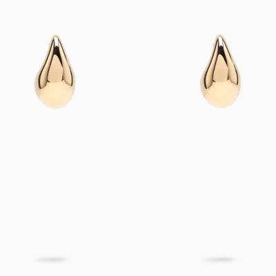 Bottega Veneta Drop Gold-plated Silver Earrings In Metal