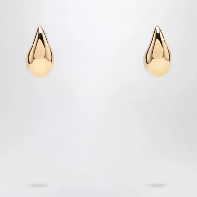Bottega Veneta Drop Gold-plated Silver Earrings In Metal