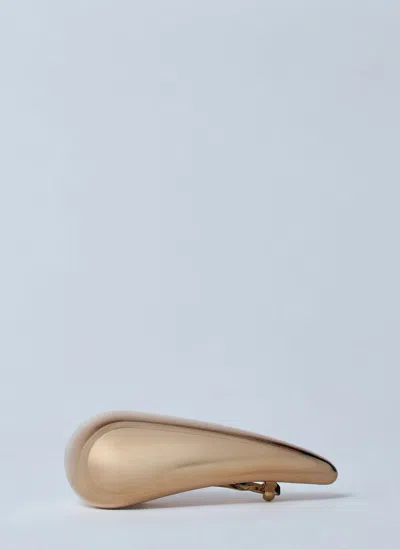Bottega Veneta Drop Hair Clip In Gold