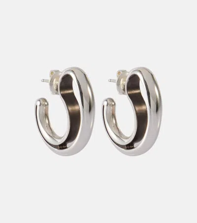 Bottega Veneta Drop Large Sterling Silver Earrings