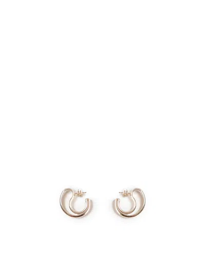 Bottega Veneta Semicircles Drop Earrings In Yellow