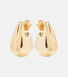 Bottega Veneta Drop Small Gold-plated Earrings In Gold