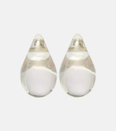 Bottega Veneta Drop Sterling Silver Earrings
