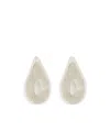 Bottega Veneta Droplet Earrings In White