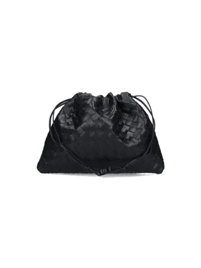 Bottega Veneta "dustbag" Clutch In Black
