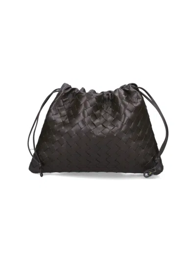 Bottega Veneta "dustbag" Clutch In Brown