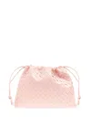Bottega Veneta Medium Dustbag Intrecciato Leather Shoulder Bag In Pink