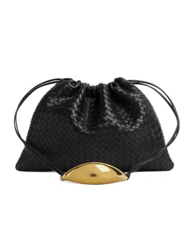 Bottega Veneta Dustbag Handle In Black