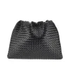 Bottega Veneta 'dustbag Handle' Nappa Leather Bag In Black