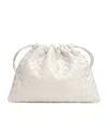 Bottega Veneta Women Medium Dustbag Intrecciato Pouch In White