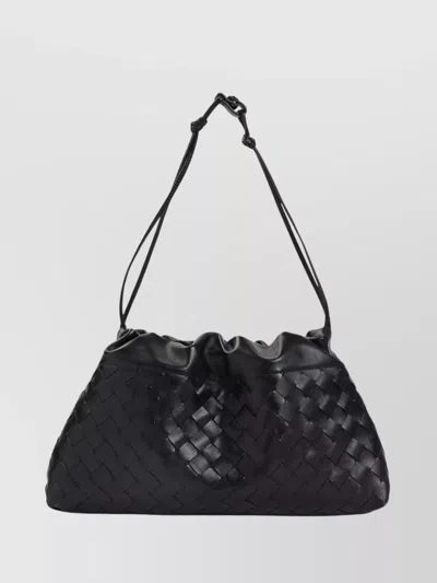 Bottega Veneta Dustbag Soiree Mini Bag With Intreccio Design In Gray