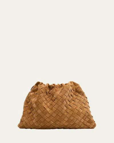 Bottega Veneta Dustbag Suede Pouch Bag