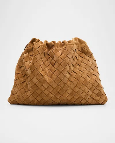 Bottega Veneta Dustbag Suede Pouch Bag