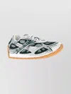 Bottega Veneta Dynamic Orbit Sneakers Featuring Mesh Panels In Green